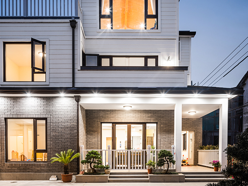 Självbyggda trähus i Rural Suzhou